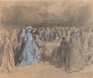 Pauline Viardot jouant au casino à Baden-Baden, 1862