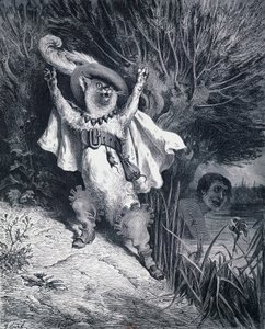 Le Chat botté, illustration par Gustave Doré (1832-1883) pour le conte de fées de Charles Perrault (1628-1703) - Gustave Dore