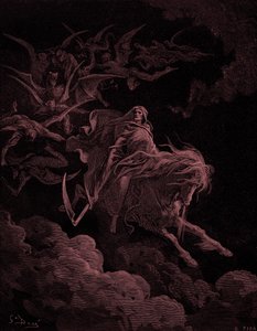 Révélation : Vision de la Mort, par Gustave Doré. - Bible