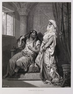 Samson et Dalila, Chapitre 16, du Livre des Juges, dans l