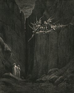 À peine ses pieds avaient-ils atteint le bas du lit, vers 1890 - Gustave Dore