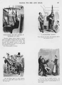Esquisses humoristiques et grotesques par Gustave Doré (gravure) - Gustave Dore