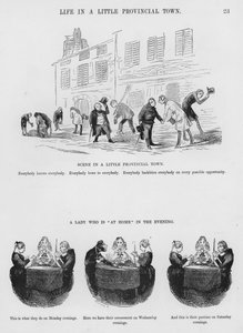 Croquis humoristiques et grotesques par Gustave Doré (gravure)