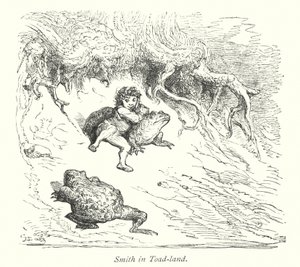 Smith au pays des crapauds (gravure) - Gustave Dore