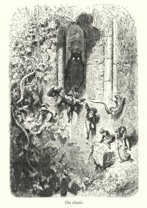Le château (gravure) - Gustave Dore