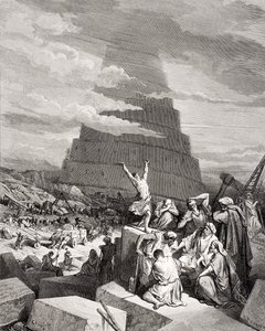 La Confusion des langues, Genèse 11:7-9, illustration de la 