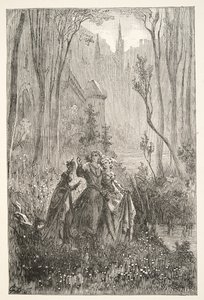 La Comtesse de la Fontaine et ses Demoiselles, des Histoires des Jours du Roi Arthur par Charles Henry Hanson, pub.1898
