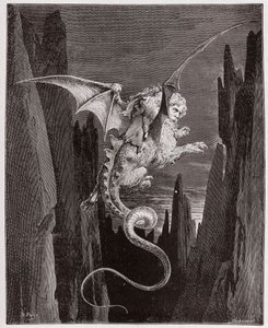 La Divine Comédie, Enfer, Chant 17 : La descente dans l