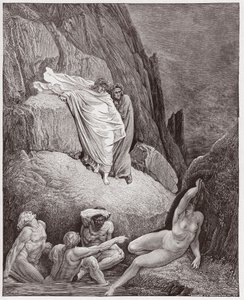 La Divine Comédie, Inferno, Chant 18 : Virgile montre à Dante l