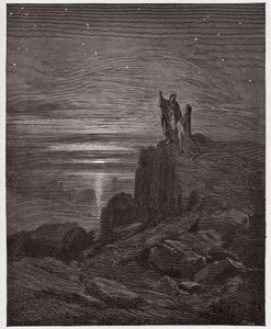 La Divine Comédie, Inferno, Chant 34 : Les poètes émergent de l