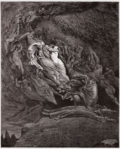 La Divine Comédie, Enfer, Chant 5 : Francesca décrit sa mort (Illustration de Gustave Doré) - Gustave Dore