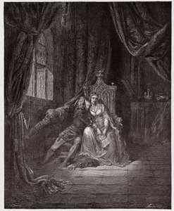 La Divine Comédie, Enfer, Chant 5: Paolo et Francesca - Illustration de Gustave Doré - Gustave Dore