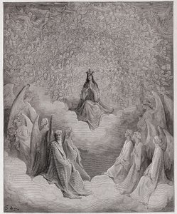 La Divine Comédie, Paradis, Chant 31: La reine du ciel - Illustration de Gustave Doré