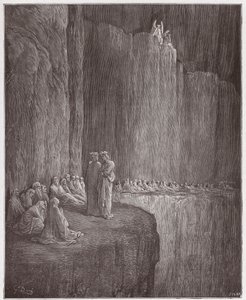La Divine Comédie, Purgatorio, Chant 13 : Sapia purifie sa vie coupable - par Dante Alighieri (1265-1321) - Illustration par Gustave Doré (1832-1883) - Gustave Dore