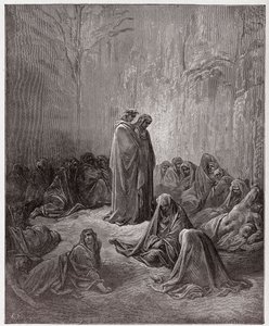 La Divine Comédie, Purgatoire, Chant 13 : Les âmes des envieux - par Dante Alighieri - Illustration de Gustave Doré