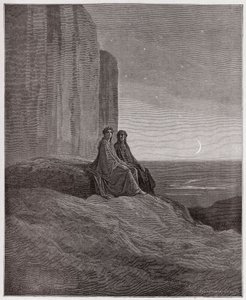 La Divine Comédie, Purgatoire, Chant 9 : Crépuscule - par Dante Alighieri - Illustration de Gustave Doré - Gustave Dore
