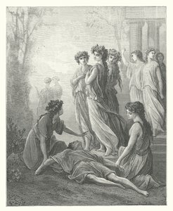 Les Fables de La Fontaine : Daphnis et Alcimadura - Gustave Dore