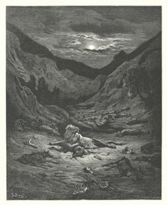 Les Fables de La Fontaine : Le Lion - Gustave Dore