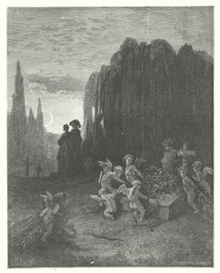 Les Fables de La Fontaine : La Jeune Veuve - Gustave Dore