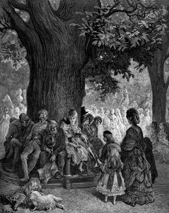 Le Grand Arbre - Kensington Gardens par Gustave Doré - Gustave Dore