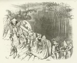Les Seigneurs et Dames du Château. Début du XVIe siècle - Gustave Dore