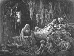 La Maison du Marchand de Chiffons - Coulston Street, Whitechapel - Gustave Dore