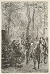 Les Réjouissances du Mariage de Sir Gareth, des Histoires des Jours du Roi Arthur par Charles Henry Hanson, pub.1898 - Gustave Dore