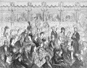 Les Stalles - Opéra de Covent Garden - Gustave Dore