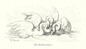 Les Sœurs du Cygne (gravure) - Gustave Dore