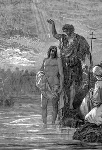 Le Baptême du Christ - Gustave Dore