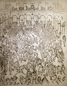 Le monde capitaliste frénétique à la Bourse de Paris - Gustave Dore