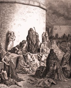 Le peuple pleure Jérusalem, par Gustave Doré - Bible - Gustave Dore
