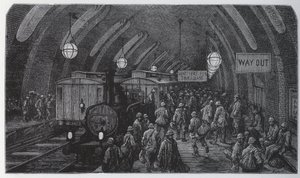 Le train des ouvriers - Gustave Dore