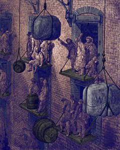Entrepôt dans la ville - Gustave Dore