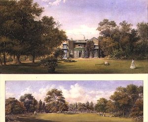 Deux vues de Old Grove House, Middlesex - Gustave Ellinthorpe Sintzenich