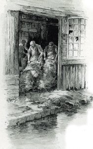 Mégissiers de la rue des Gobelins à Paris Dessin de Gustave Fraipont (1849-1923) tiré de « La Seine à travers Paris » par Saint-Juirs