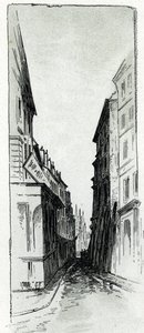 Vue de la rue de l
