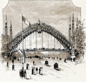 Vue de la passerelle du Pont de l