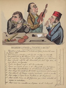 Facture pour instruments de musique pour l