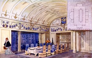 Salle à manger allemande, début du 20e siècle