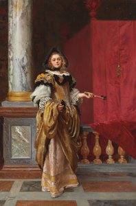 Arrivée au bal - Gustave Jacquet