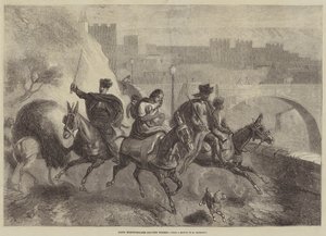 Marchands de Chevaux Gitans quittant Tolède