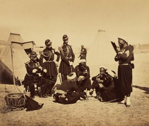 Camp de Châlons: Zouaves de la Garde au Bivouac