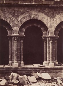 Cathédrale de Notre-Dame, Détail du cloître, Le Puy - Gustave Le Gray