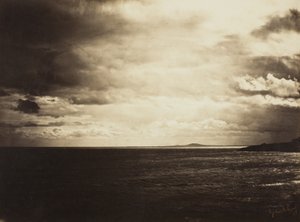 Ciel nuageux, mer Méditerranée