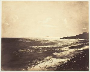 Méditerranée avec le mont Agde, 1857