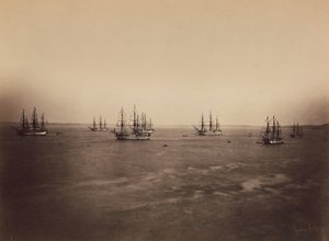 Les flottes française et anglaise, Cherbourg, août 1858 - Gustave Le Gray