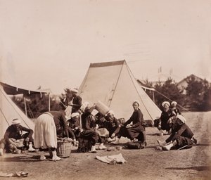 Repas des zouaves - Gustave Le Gray