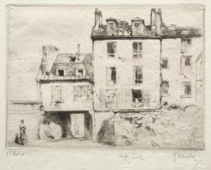 La rue Lacépède : la cour de l