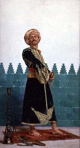 Un garde arabe - Gustave Leon Antoine Marie Popelin